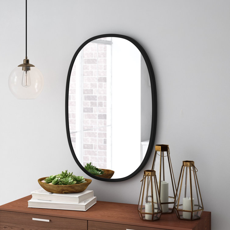 Umbra Hub Oval Rubber Wall Mirror & Reviews Wayfair Canada